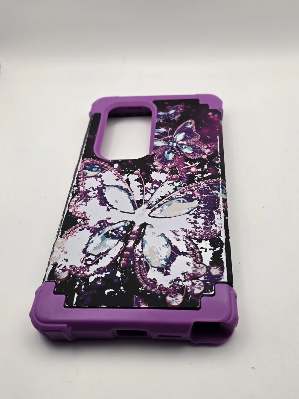 Purple Protective Phone Case - For Galaxy S24 Ultra 5G